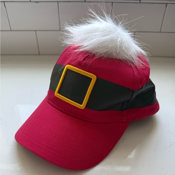 Tipsy Elves Santa Claus Faux Fur Baseball Cap - Unisex O/S - Red - NWOT - Picture 4 of 9